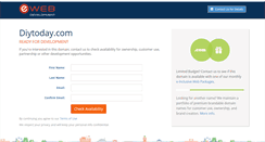 Desktop Screenshot of diytoday.com